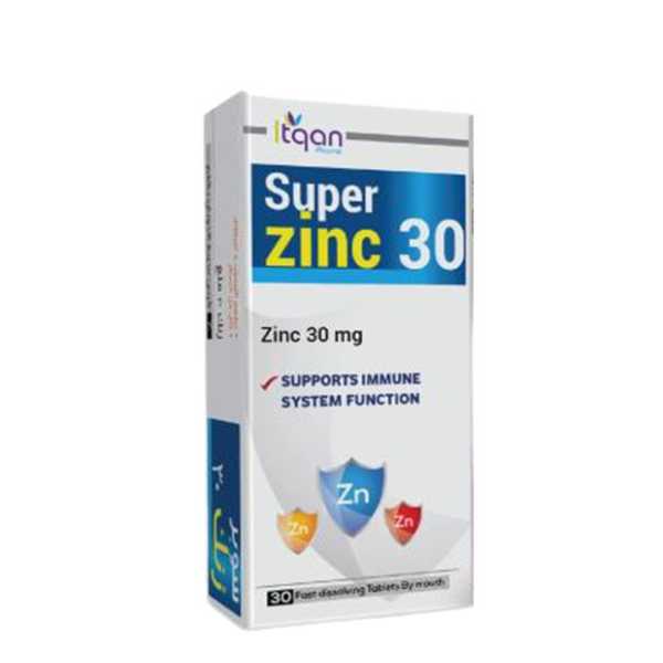 Super Zinc 30 Mg 30Tab