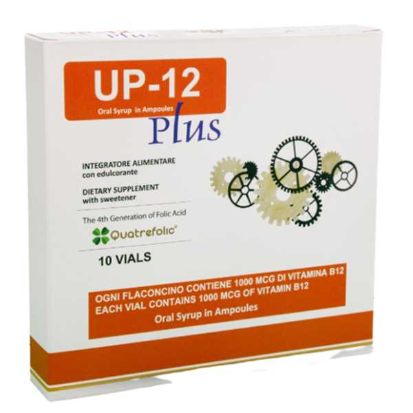 Up-12 Plus Oral Vial Vitamin B12, 10 Vials