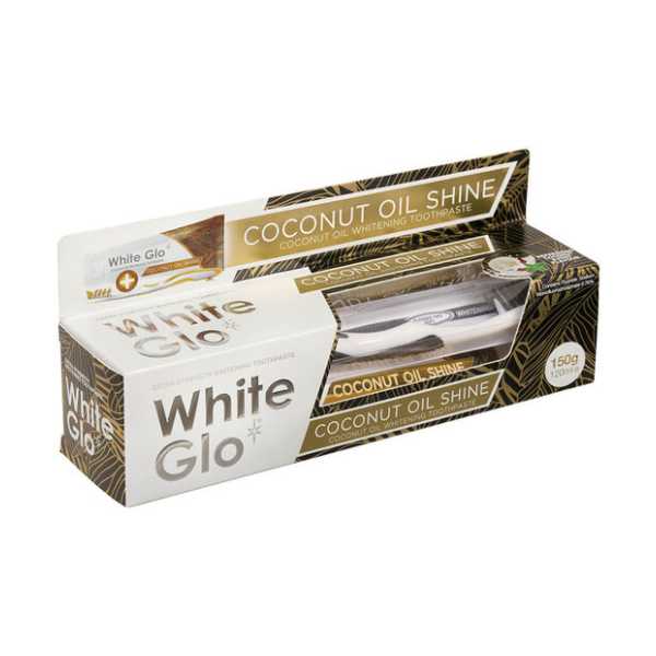 White Glo Coconut Oil Pulling Toothpaste 150ML