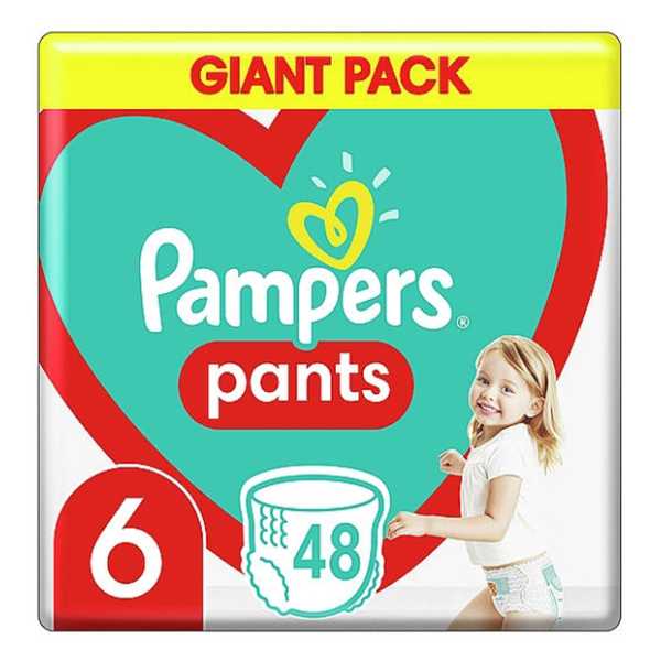 Pampers Baby Pants Size 6 (14-19 kg) 48 Pants