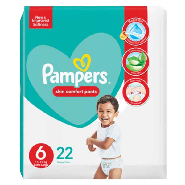 Pampers Baby Pants Size 6 (14-19 kg) 22 Pants