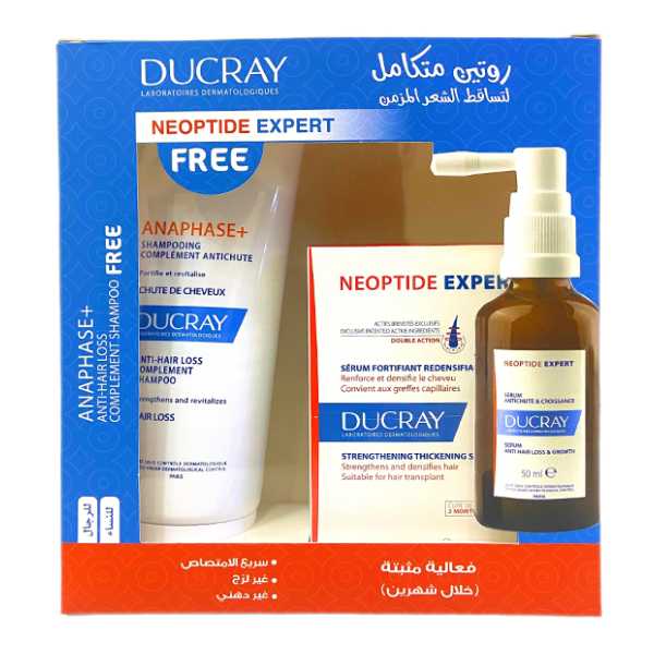 Ducray Neoptide Expert Serum With Anaphase Shampoo Free