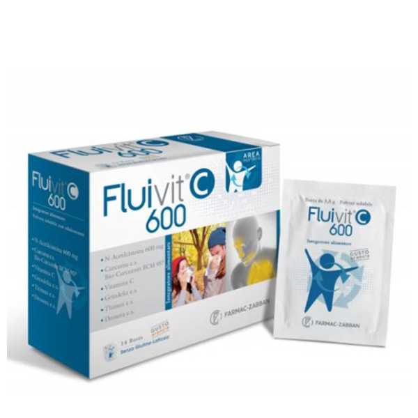 Fluivit C 600 Food Supplement 14 Sachets
