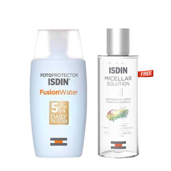 Isdin Fotoprotector Fusion Water Spf50+ With Micellar Solution 100ML Free