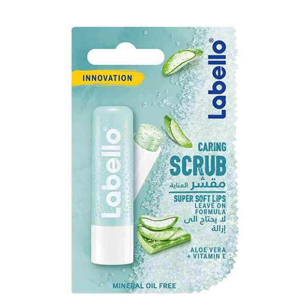 Labello Caring Lips Scrub Aloe Vera + Vitamin E 4.8G