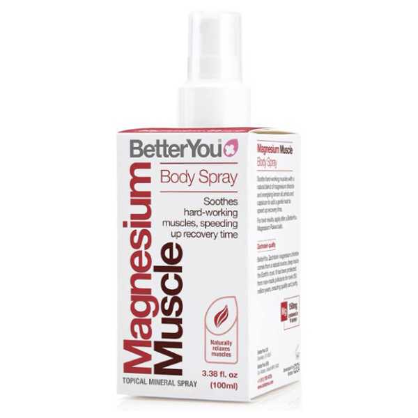 BetterYou Magnesium Muscle Body Spray 100ML