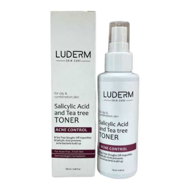 Luderm Salicylic Acid &amp; Tea Tree Acne Control Toner 100Ml