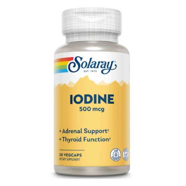 Solaray Iodine 500 Mcg 30Caps