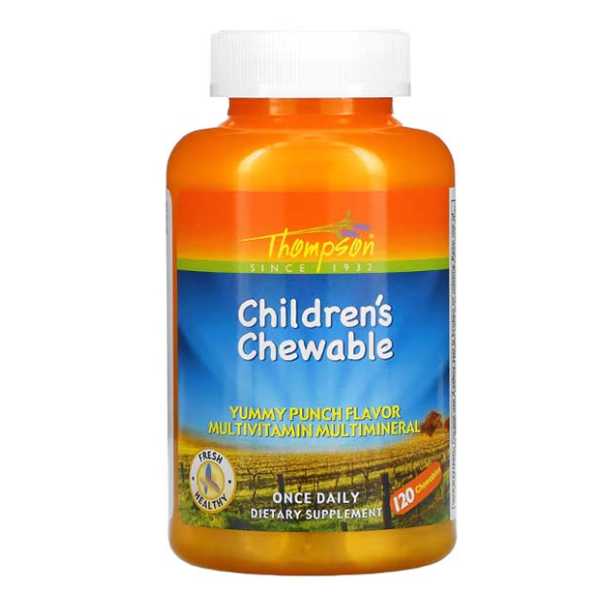 Thompson Children's Chewable, Yummy Punch 120 Chewables