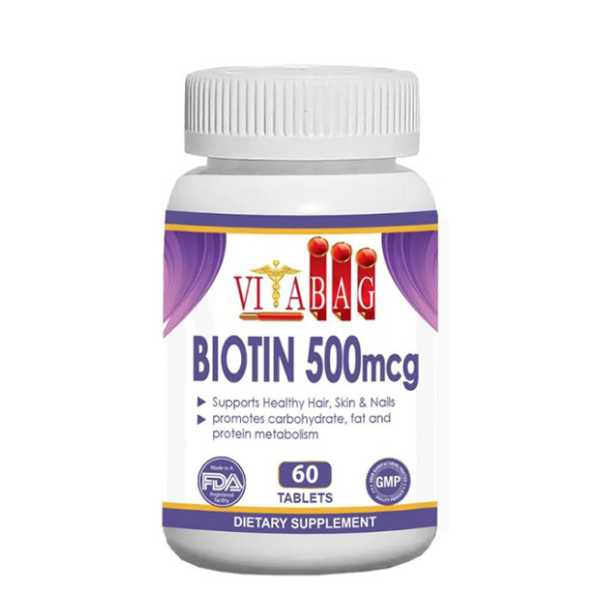 Vitabag Biotin 500Mcg 60Tab