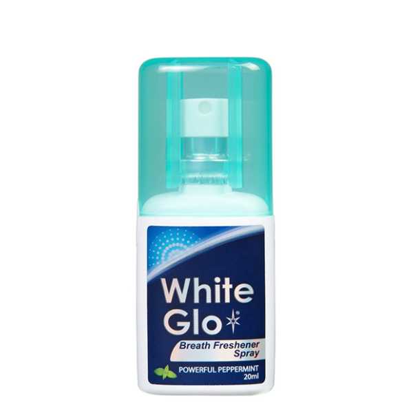 White Glo Breath Freshener Spray Papermint 20Ml