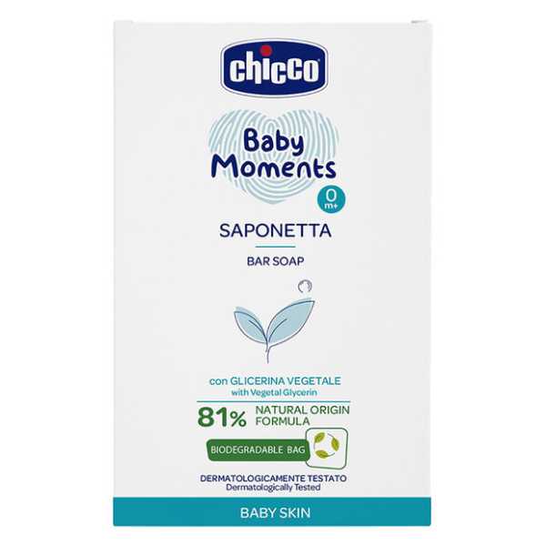 Chicco baby moments Bar Soap 100G