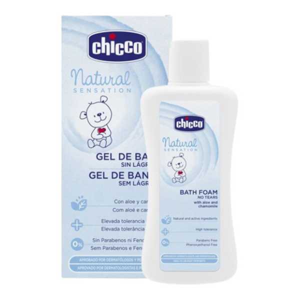 Chicco No-Tears Baby Bath Foam 200Ml