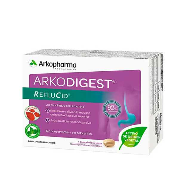 Arkopharma Arkodigest No Reflux  16 Chewable Tablets