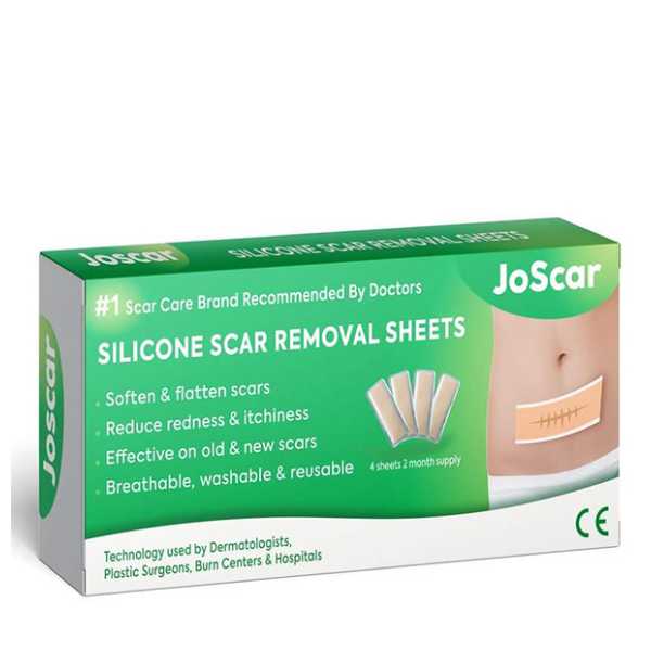 Joscar Silicon Scar Removal Sheets 4Pcs