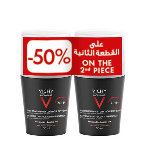 Vichy Anti-Perspirant Deodorant 72hr  For Men Offer