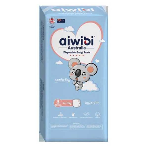 Aiwibi Baby Pants Size (3) 6-11 Kgs 48 Pants
