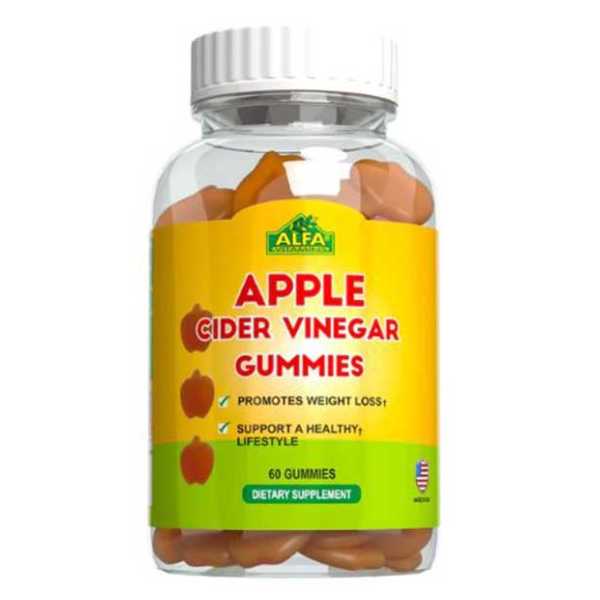 Alfa Vitamins Apple Cider Vinegar 60 Gummies
