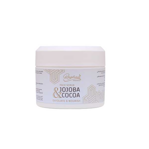 Raghad Organics Jojoba &amp; Cocoa Face Scrub 250ML