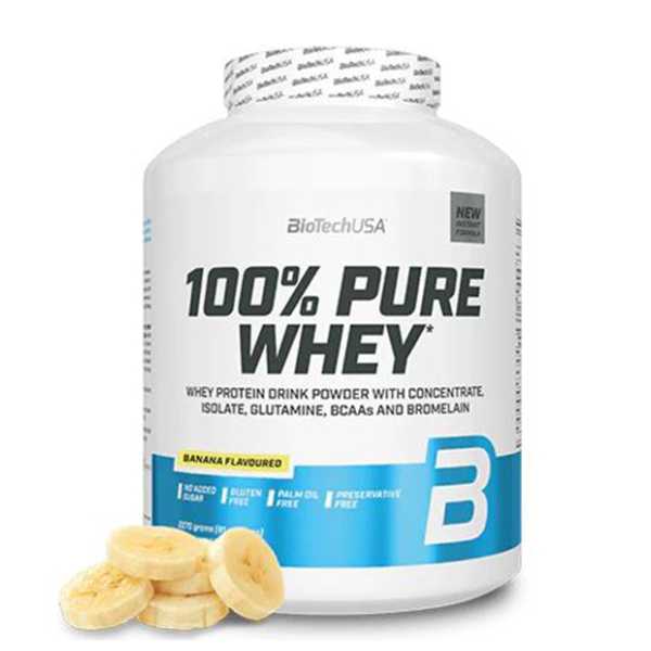 Biotech USA 100% Pure Whey Protein Banana 2270 Gram