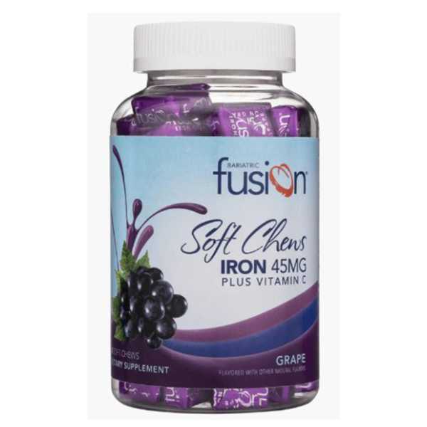 Bariatric Fusion Iron 45 Mg With Vitamin C Grape Flavor 60 Chewable Tablet