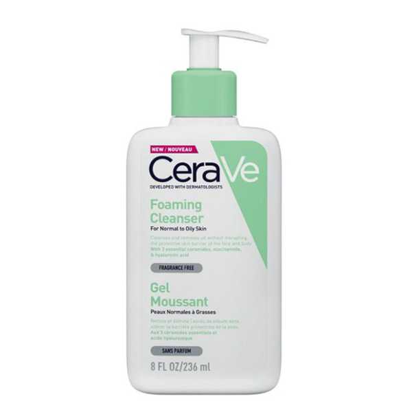 CeraVe Foaming Cleanser For Normal To Oily Skin 236ML