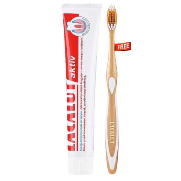 Lacalut Aktive ToothPaste And ToothBrush Offer