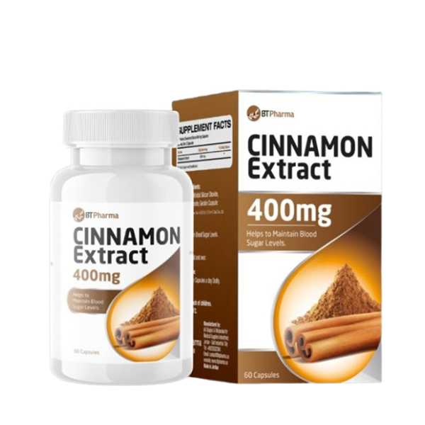 Bt Pharma Cinnamon Extract ( 400mg ) 60Capsules