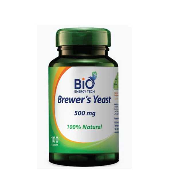Bio Energy Tech Brewers Yeast 500Mg 100 Capsule