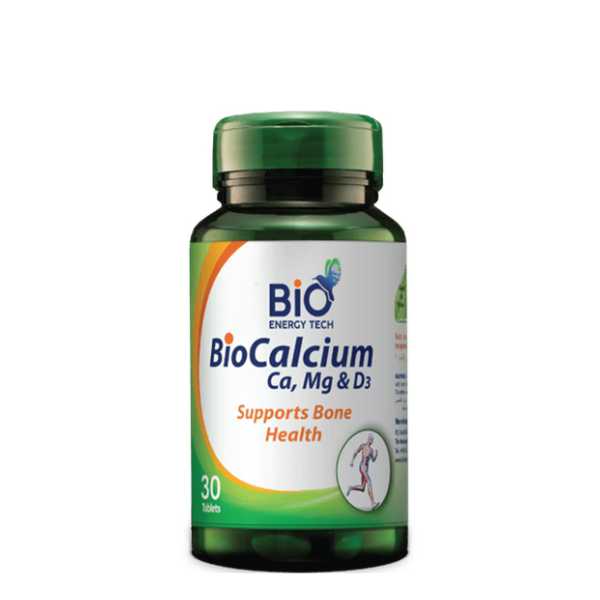 Bio Energy Tech Calcium, Vitamin D3 And Magnesium 30 Tablet