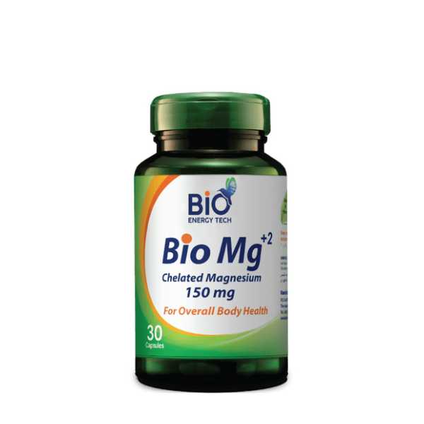Bio Energy Tech Chelated Magnesium 150Mg 30 Capsule