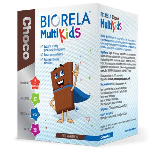 Biorela Choco Multi Kids Supplement 20 PCS