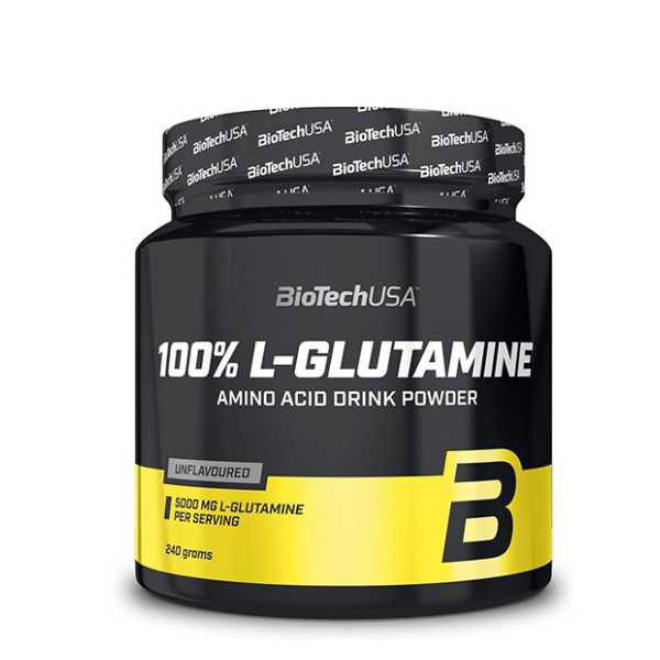 Biotech USA L-Glutamine Unflavoured 240 Gram