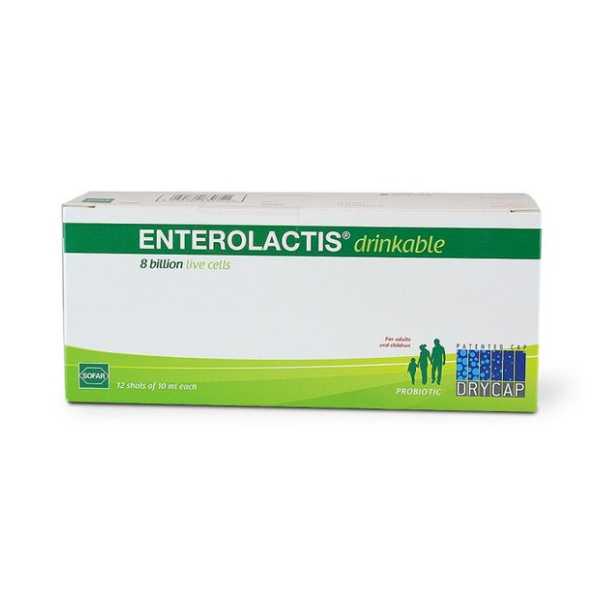 Enterolactis Drinkable Vial 12 Shots
