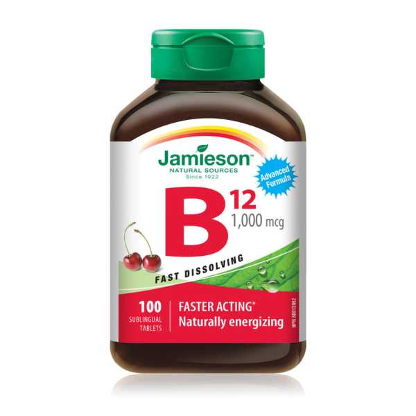 Jamieson Vitamin B12 1000Mcg  100Tab