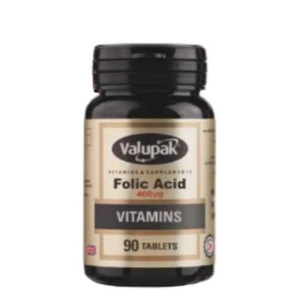 Valupak Folic Acid 400Mg 90 Tablet