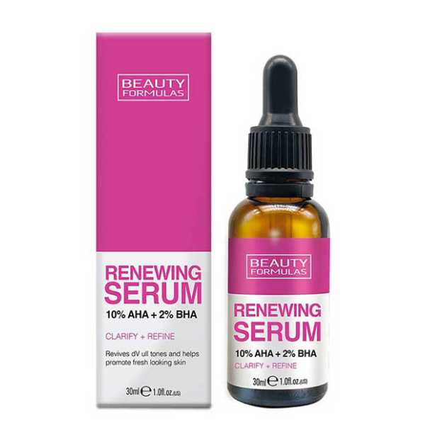 Beauty Formulas Renewing Serum Aha + Bha 30Ml