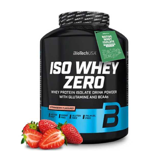 Biotech USA Iso Whey Zero Strawberry 2270 Gram