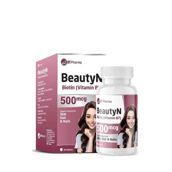 Bt Pharma Beautyn Biotin 500Mcg 30 Tab