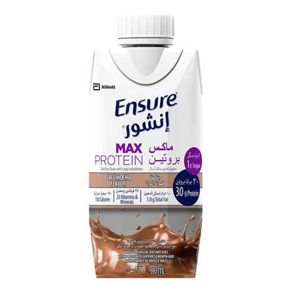Ensure Max Protein Mocha Flavour Protein Shake, 330ML