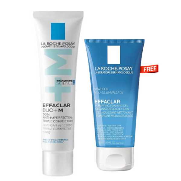 La Roche-Posay  Effaclar Duo+ 40Ml + (Effaclar Gel  50Ml Free) Offer