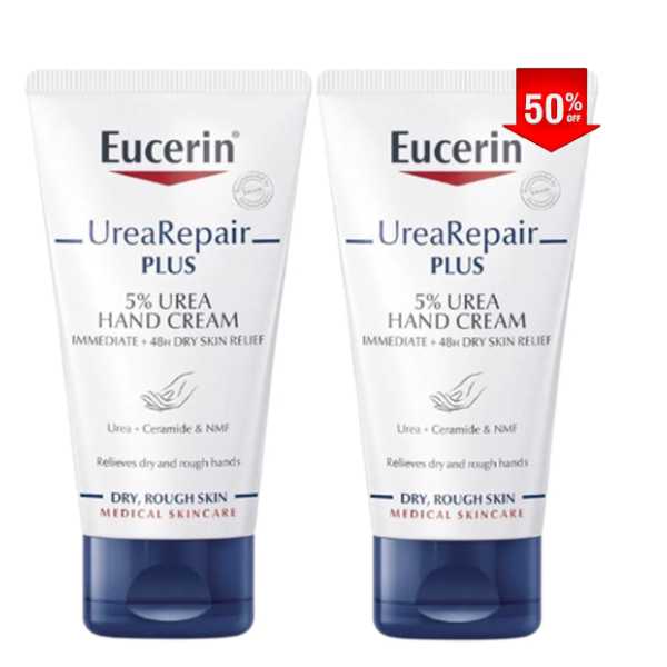 Eucerin Urea Repair Hand Cream 75Ml 2 Pieces Offer