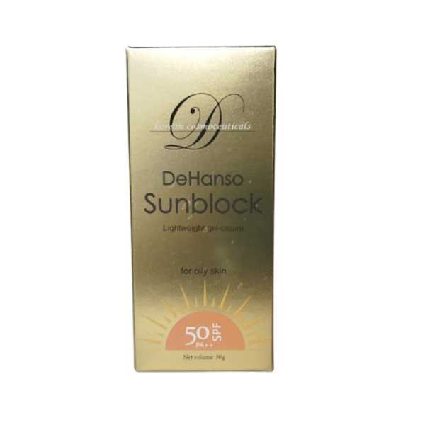 Dehanso Sunblock Lightweight Gel-Cream For Oily Skin 50G