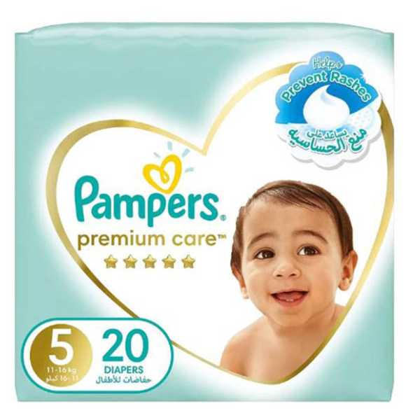 Pampers Premium Care Size 5 (11-16 kg) 21 Diapers