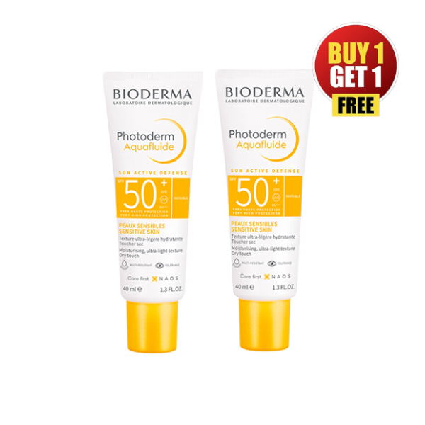 Bioderma Photoderm  Spf50+ Aquafluid Duo Offer