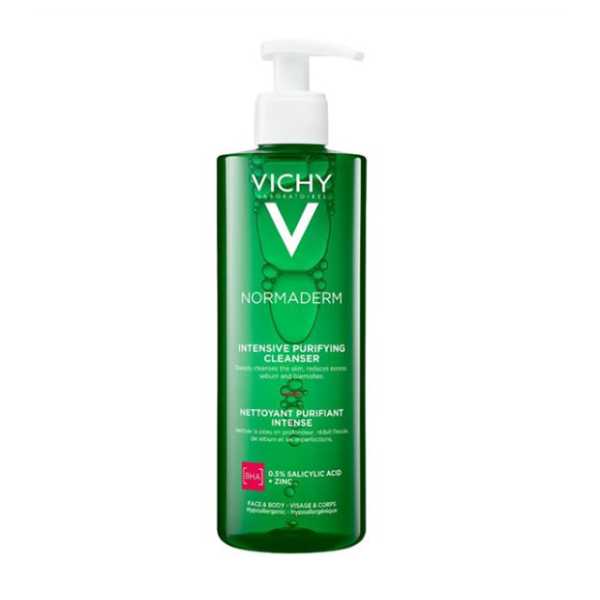 Vichy Normaderm Phytosolution Face Cleanser Gel for Oily/Acne Skin with Salicylic Acid 400ml