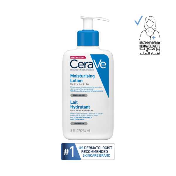 Cerave Moisturizing Lotion for Normal to Dry Skin with Hyaluronic Acid 236Ml