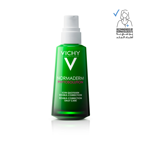 Vichy Normaderm Phytosolution Double Correction Daily Care Moisturiser for Oily &amp; Acne Skin with Salicylic Acid 50ml