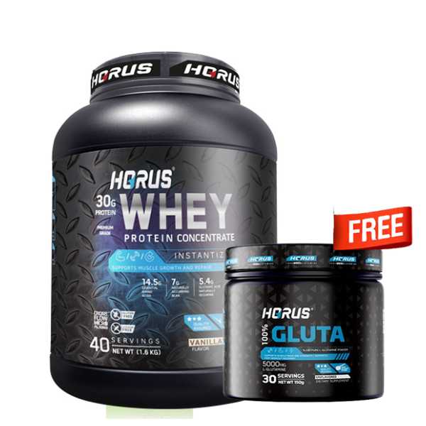 Horus Whey Protein Concentrate Vanilla Flavor 1.6 KG