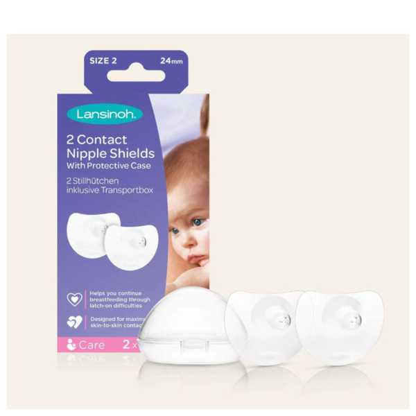 lansinoh Contact Nipple Shields 24mm 1Pair